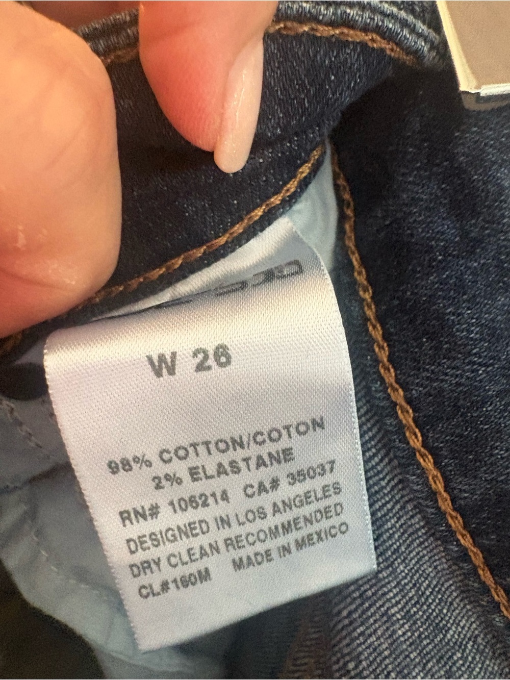 Joe's Jeans Indigo Wash Denim Shorts - Picture 4 of 5